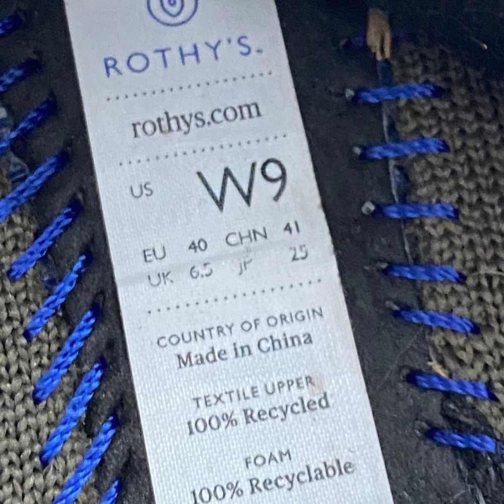 Rothy's Womens 9 Ballet Flats Shoes Walnut Python Tan Black RARE Retired - Picture 8 of 8